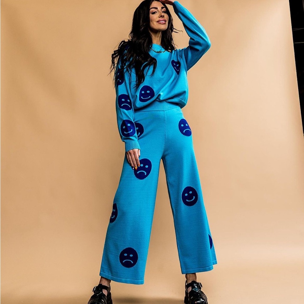 Dressed in Lala Lots of Emotions knit playsuit